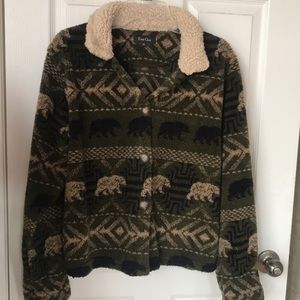 Women’s True Grit fleece short jacket.